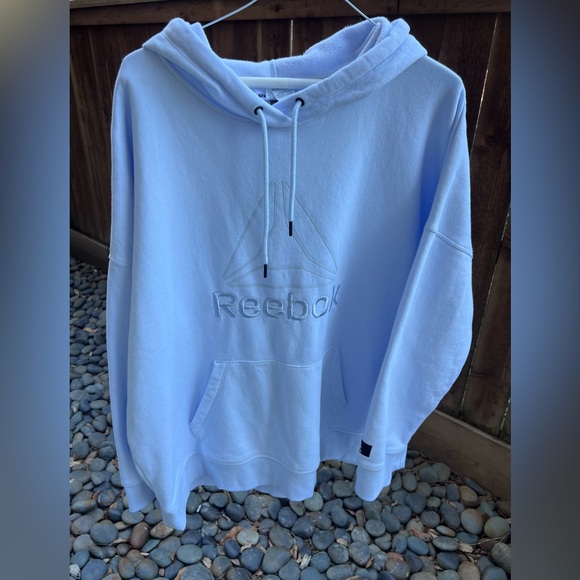 Reebok Hoodie XXL Oversized Streetwear Casual Pullover NWOT Gorpcore Skater Y2K - Picture 6 of 13